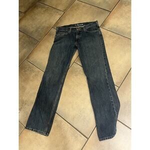 Carhartt Jeans Mens 34x34 Blue Medium Wash Relaxed Fit Straight Leg Cotton